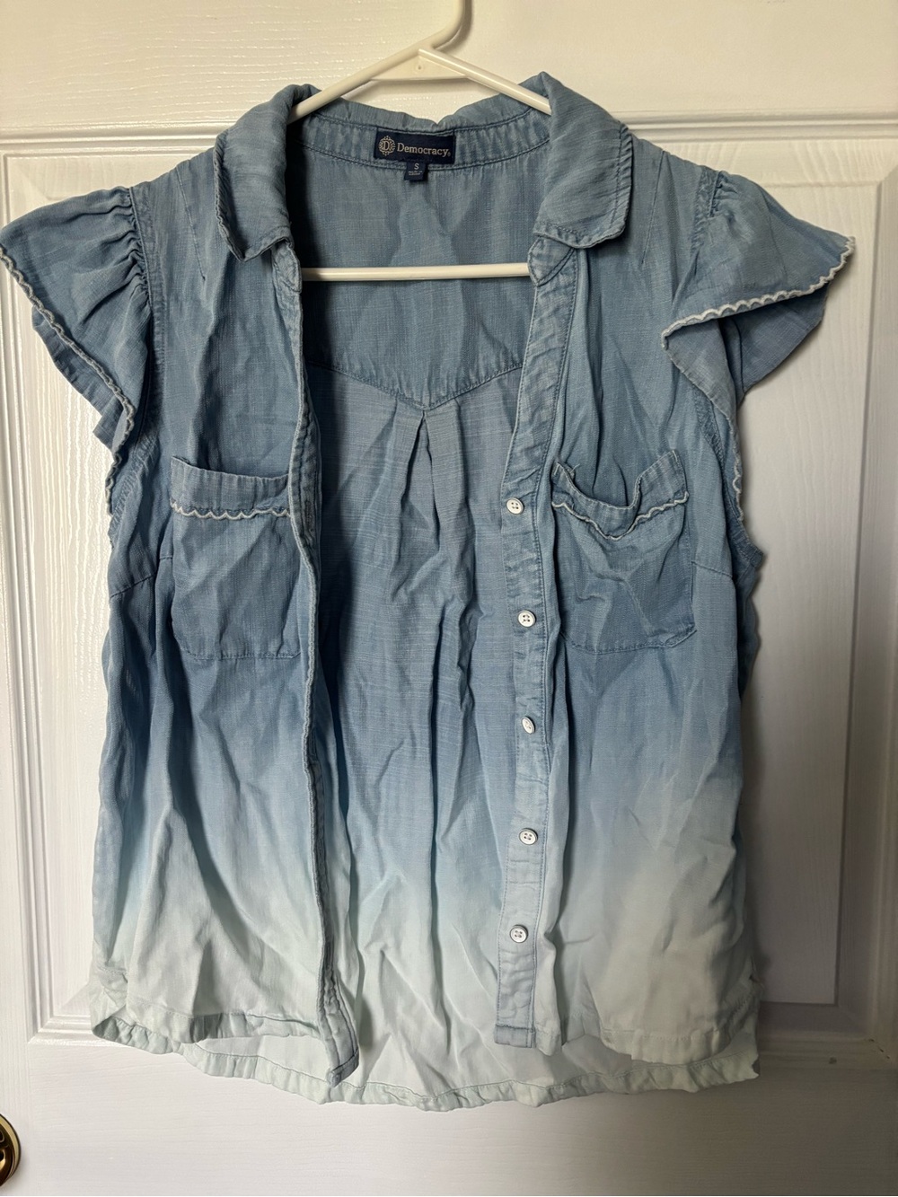 NWOT Denim Top